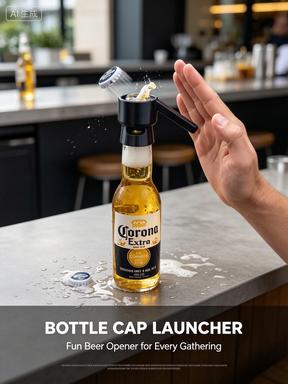 Creative Beer Bottle Opener – Compact Black Bar Tool